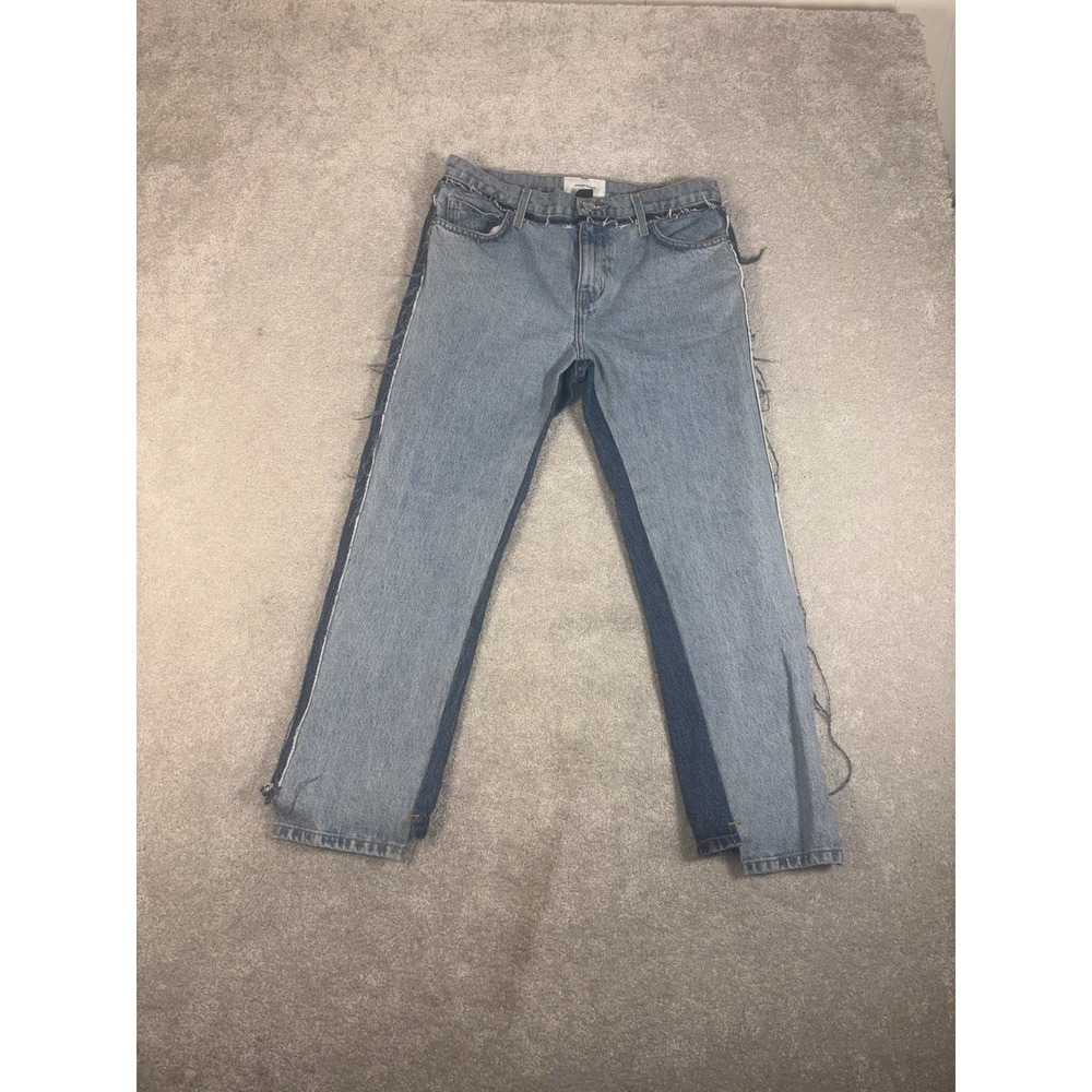 current elliot high waist somera straight step back hem size 28